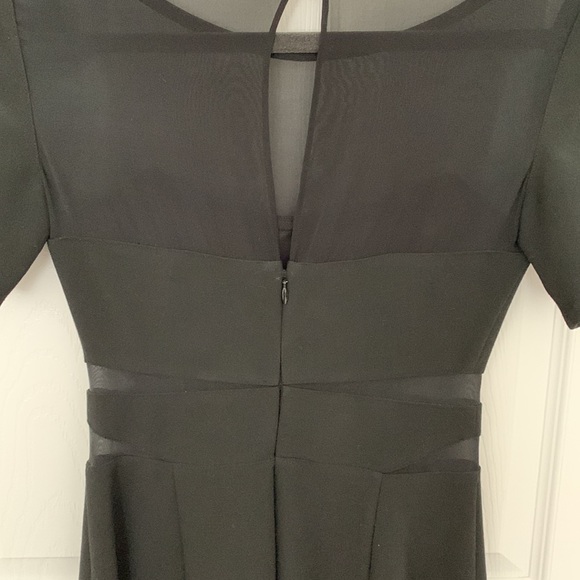 Elizabeth and James Selena Black Mesh Dress - Picture 7 of 8